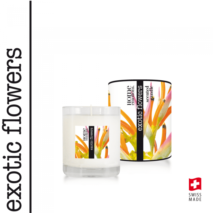 Home Emotions Scented Candle 190g Exotic Flowers