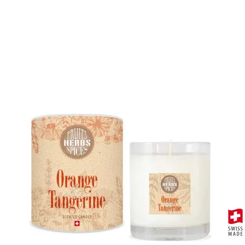 Fruits Herbs Spices Scented Candle 190g Orange + Tangerine