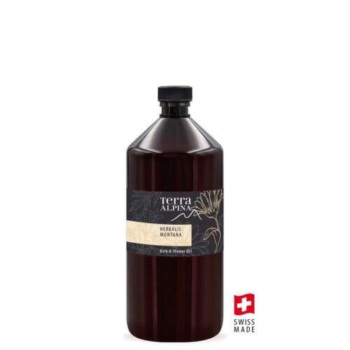 Terra ALPINA Bath & Shower Gel 1 Liter Refill Herbalis Montana