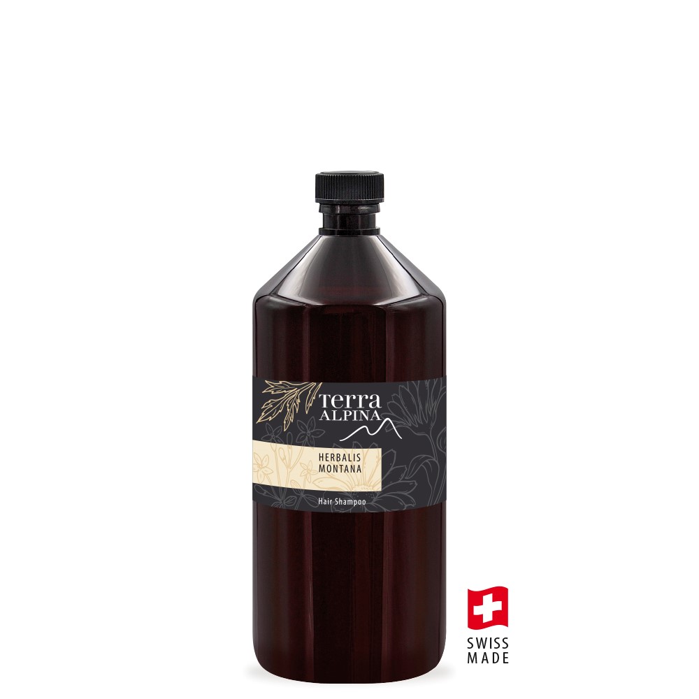 Terra ALPINA Schweizer Shampoo 1 Liter Refill Herbalis Montana